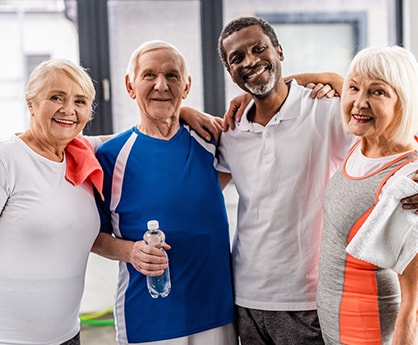 Pathway to Wellness clients exercising